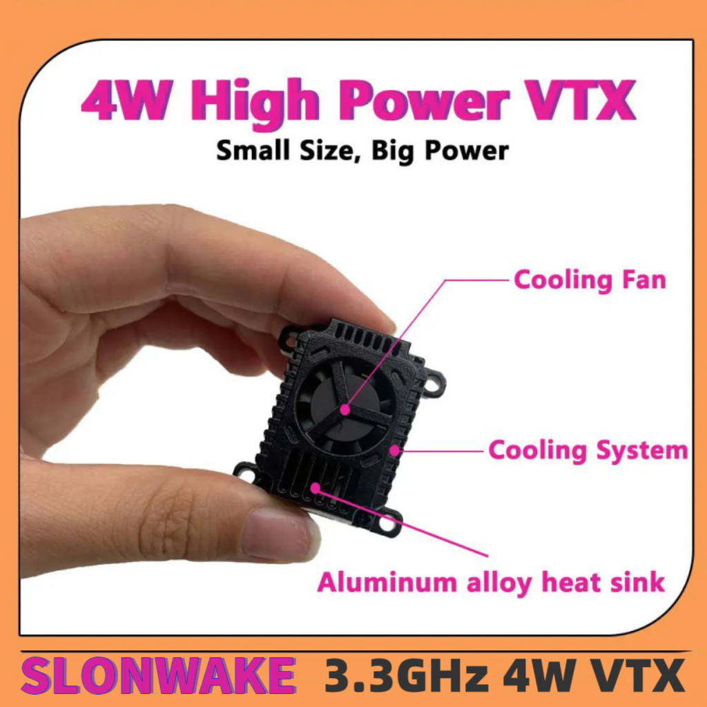 Fpv Drone Transmitter - SLONWAKE FPV 3.3G 16CH 4000mW High