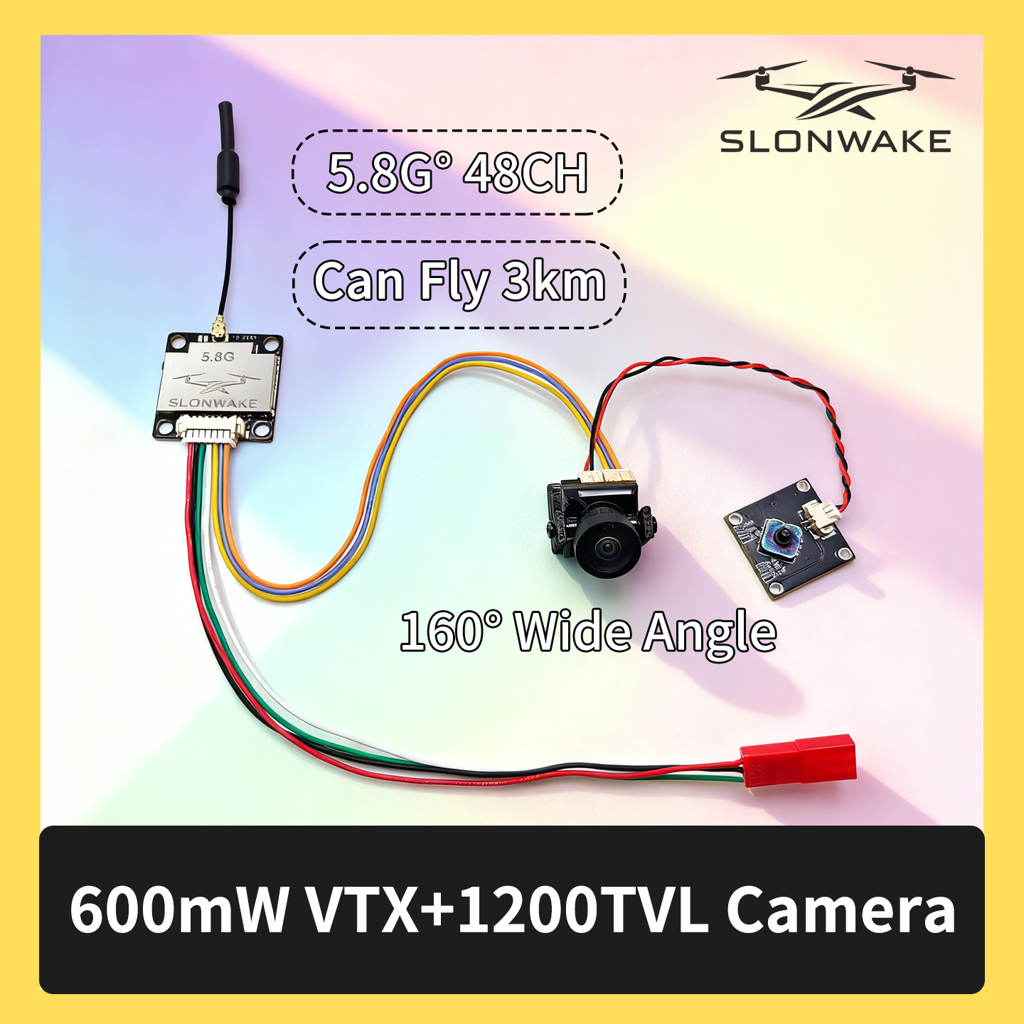 SLONWAKE 5.8G 600mW 7-24V FPV  - огляд і ціна Fpv Drone Transmitter