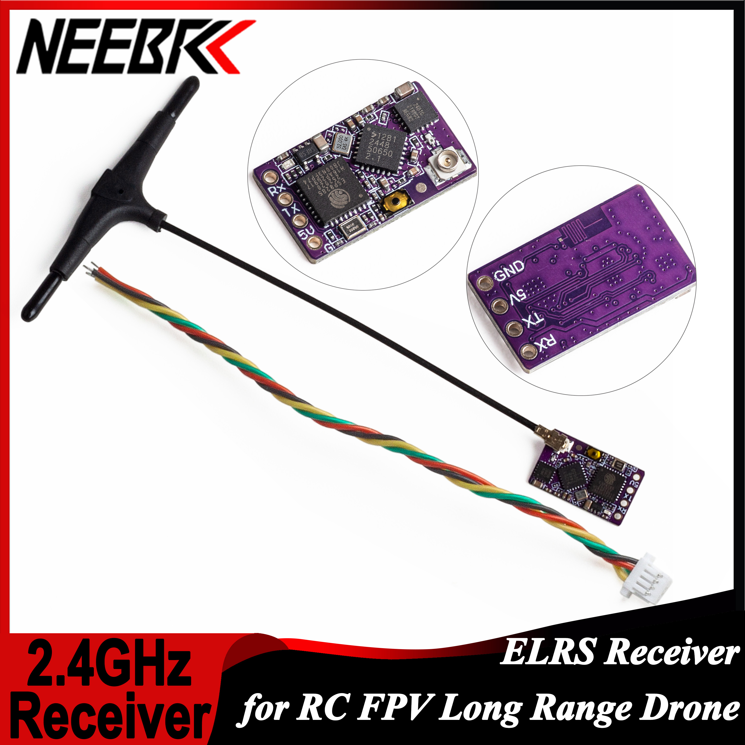 1/2/5/10PCS ELRS 2.4GHz RX Lon - огляд і ціна Fpv Drone Frame