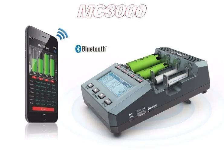 MC3000  Smart 4 Slots LCD Disp - огляд і ціна Fpv Drone Charger