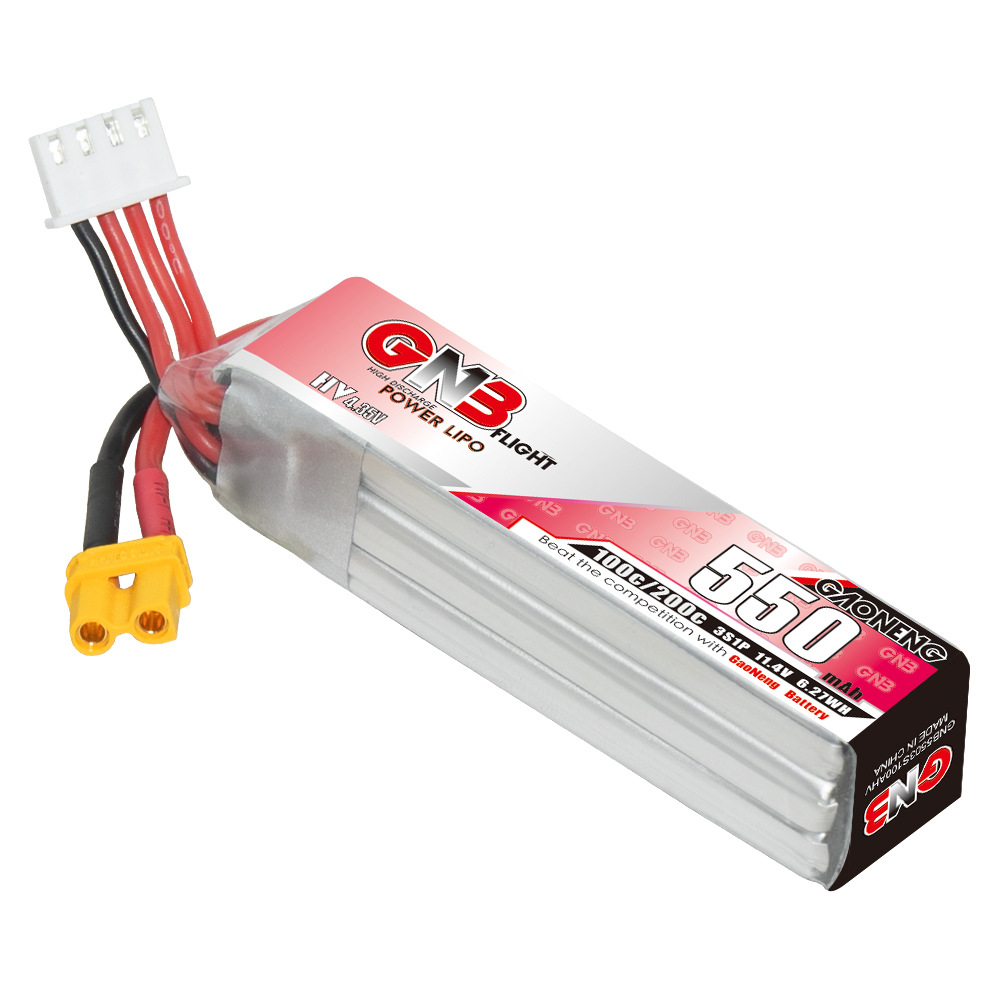 GNB HV 11.4V 550mAh 100C/200C  - огляд і ціна Fpv Drone Battery
