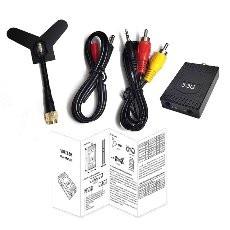 3.3GHz FPV VTX/VRX  3W Analog  - огляд і ціна Fpv Drone Transmitter