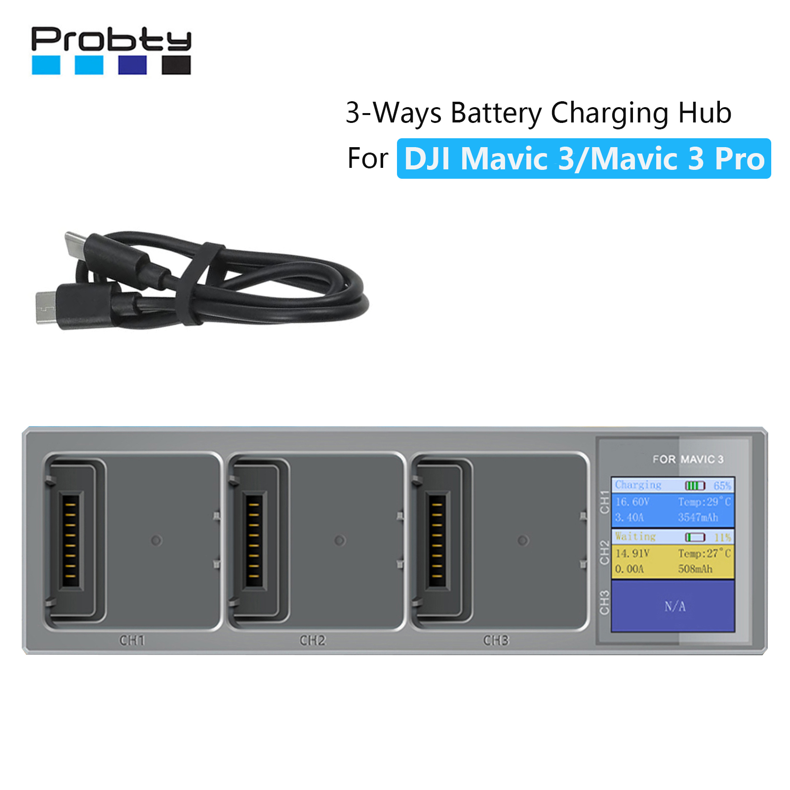 New 3 In 1 Charging Hub for DJ - огляд і ціна Fpv Drone Charger