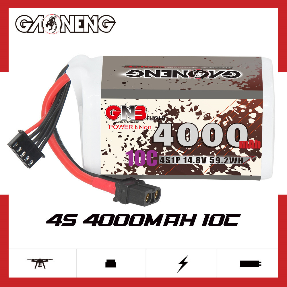 GNB 4000mAh 4S 14.8V 10C 20C W - огляд і ціна Fpv Drone Battery