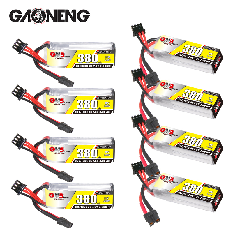 GNB 2S 7.6V 380mAh 90C/180C Li - огляд і ціна Fpv Drone Battery