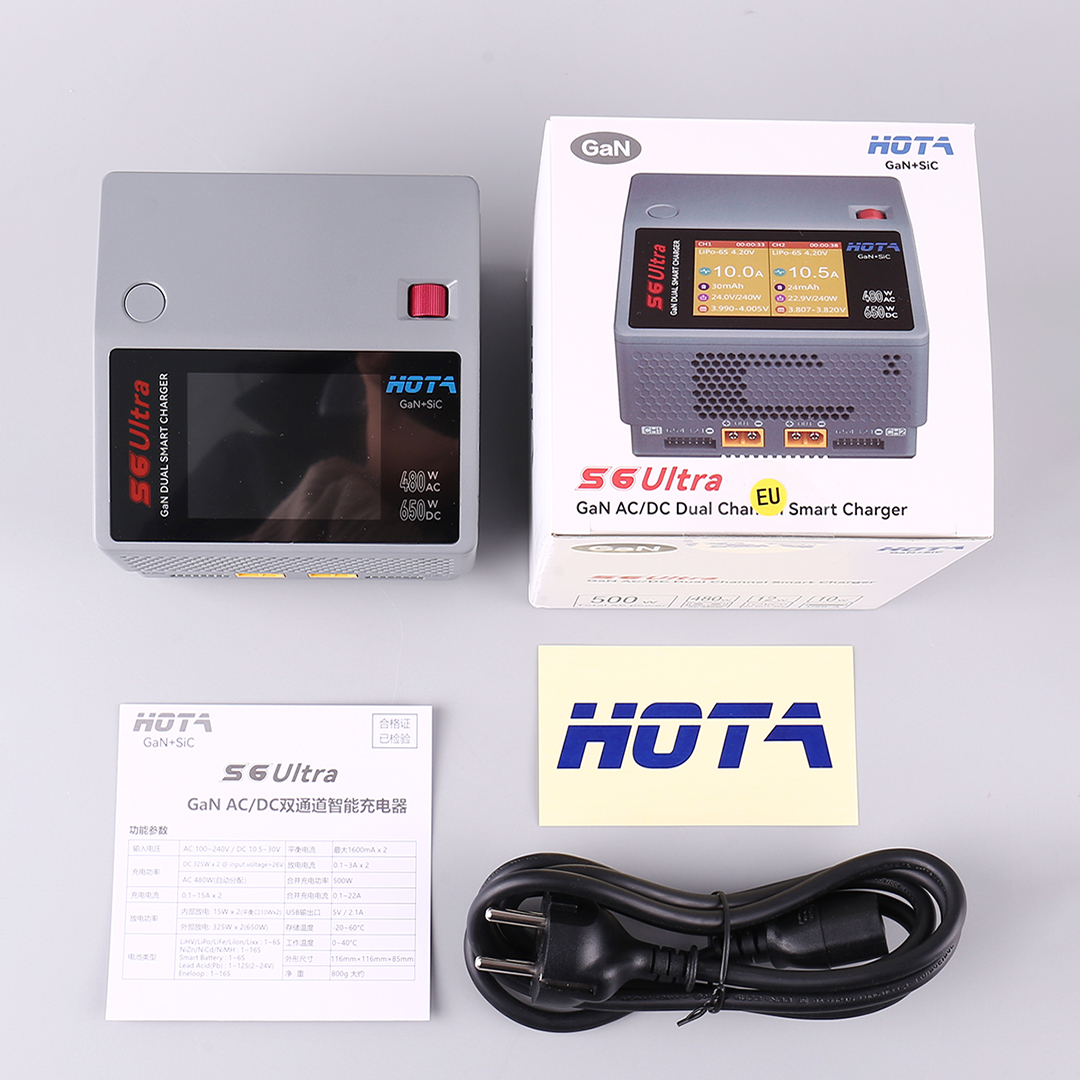 HOTA S6 Ultra Gallium Nitride  - огляд і ціна Fpv Drone Charger