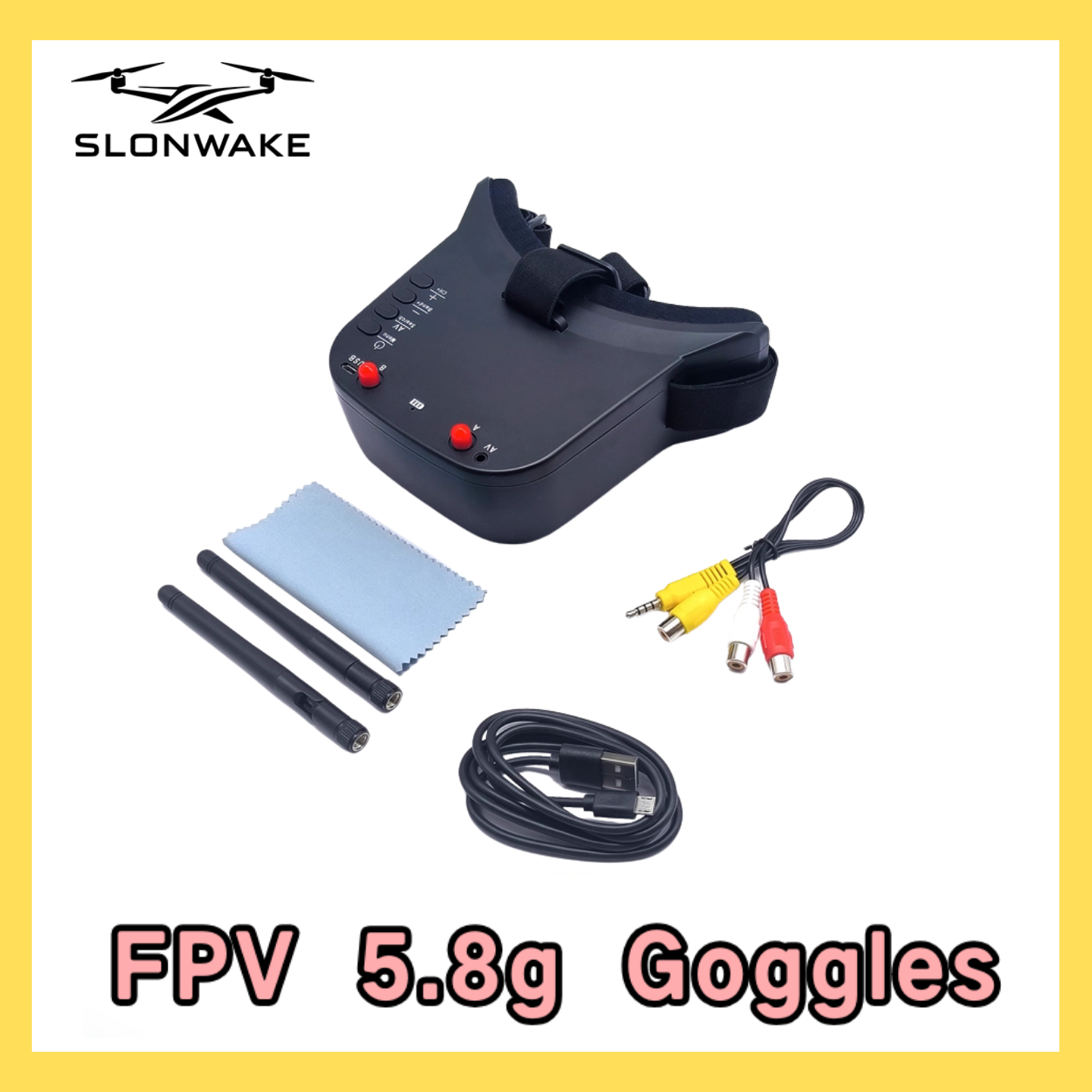 SLONWAKE 5.8G 48CH FPV 400mw V - огляд і ціна Fpv Drone Transmitter