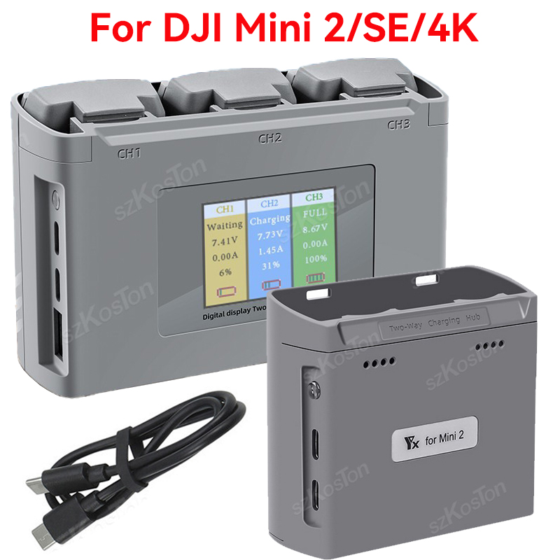 For DJI Mavic Mini 2/SE Mini 4 - огляд і ціна Fpv Drone Charger