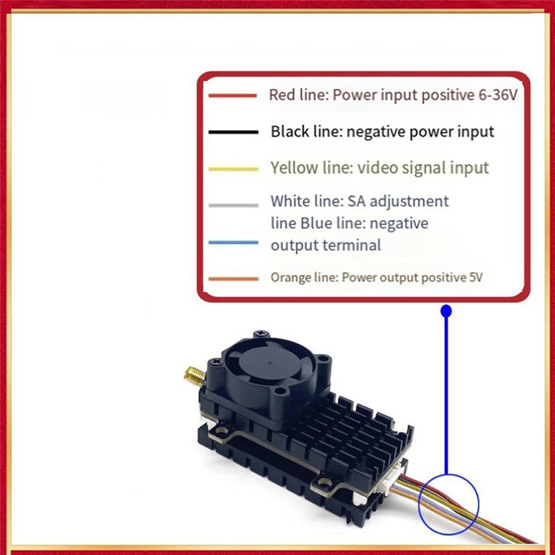 ABWE-Long Range 5.8Ghz 2W FPV  - огляд і ціна Fpv Drone Transmitter