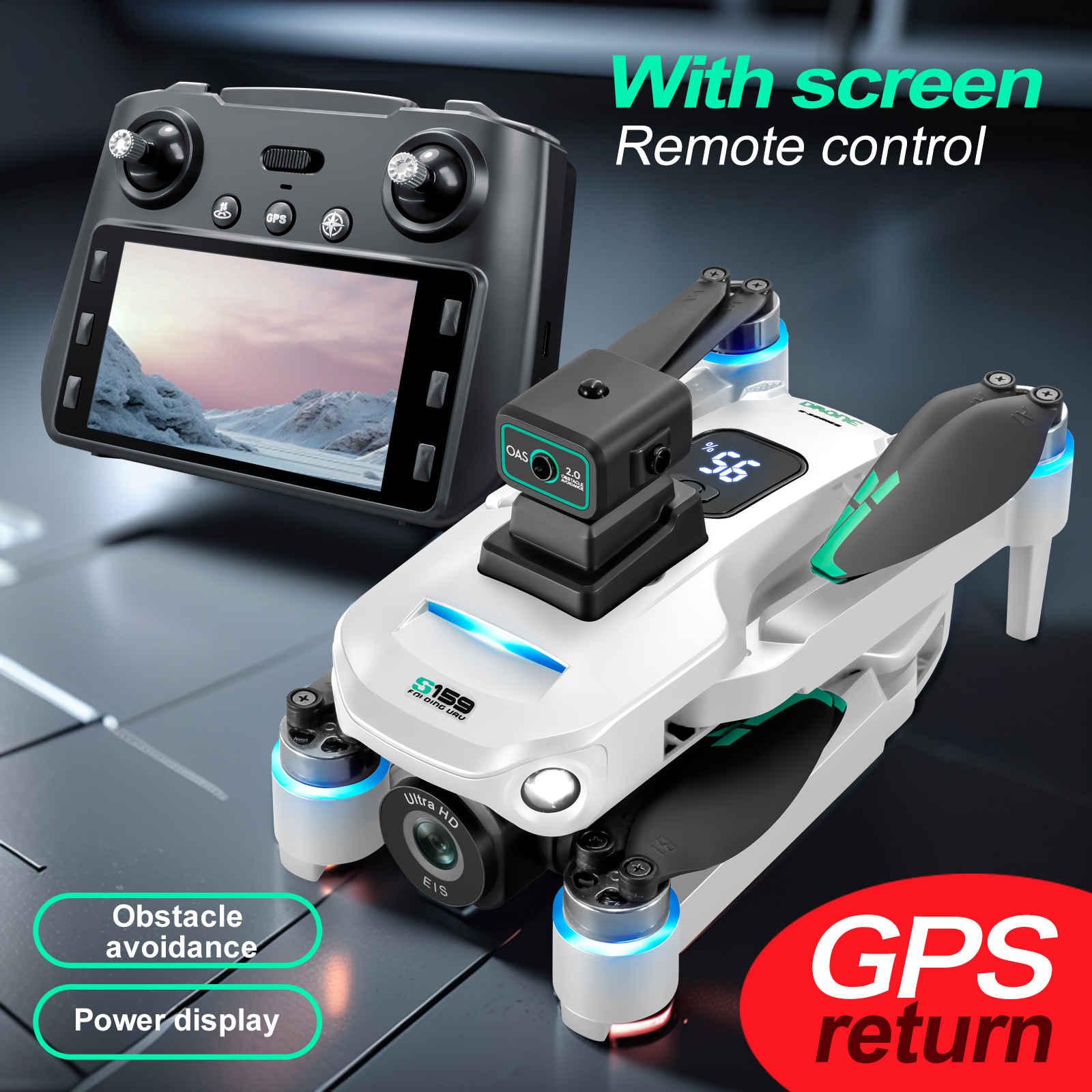 S159 GPS Drone 4K Profesional  - огляд і ціна Fpv Drone Charger